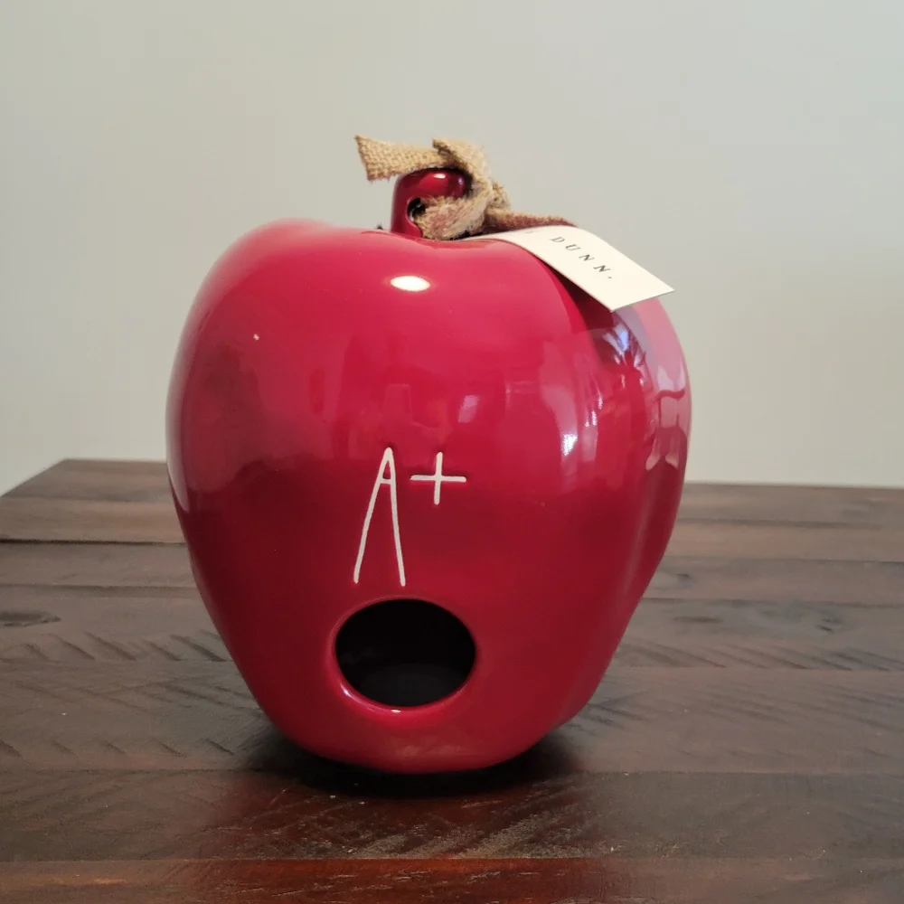 Rae Dunn A+ Apple Bird House